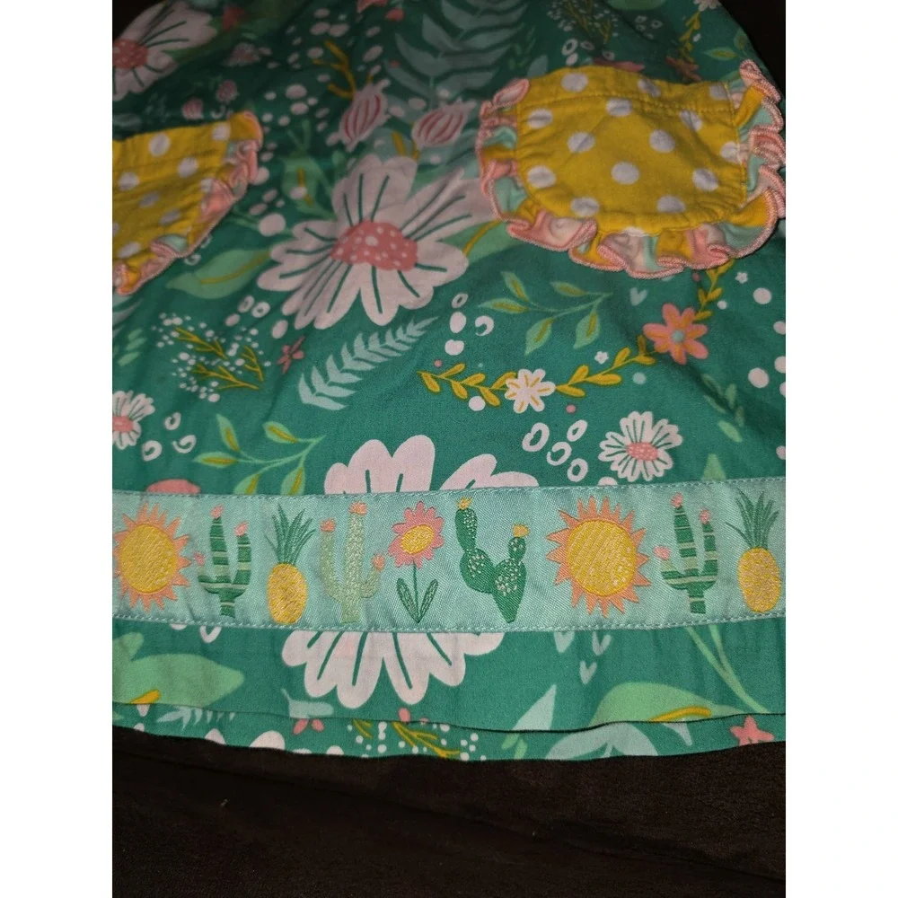 Wildflowers Wild flowers floral‎ pineapple cactus dress size 2t